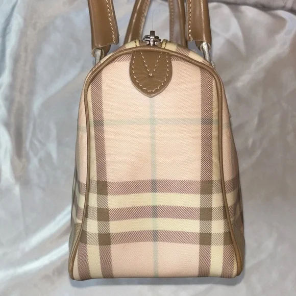 Burberry Pink Nova Check Satchel - Picture 5 of 16